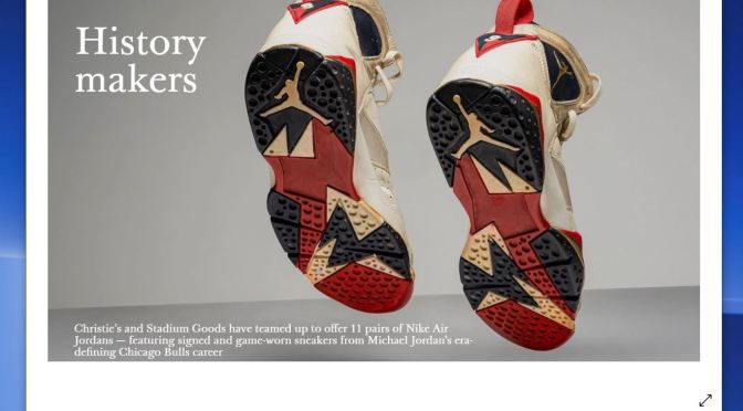 Sports & Apparel: The History Of The “Nike Air Jordan” Basketball Shoes