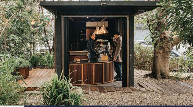 Urban Design: Shipping Container Turned Into Rustic Cafe In Taiwan