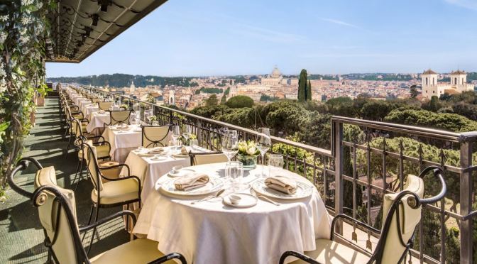 Top Rooftop Restaurants: The “Mirabelle”, Hotel Splendide Royal In Rome