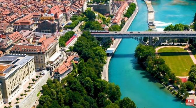 New Aerial Travel Videos: “Bern, Switzerland” (2020)
