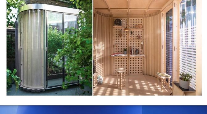 Design: London Architect Boano Prišmontas’ “Prefab Home Office Pod” (Video)