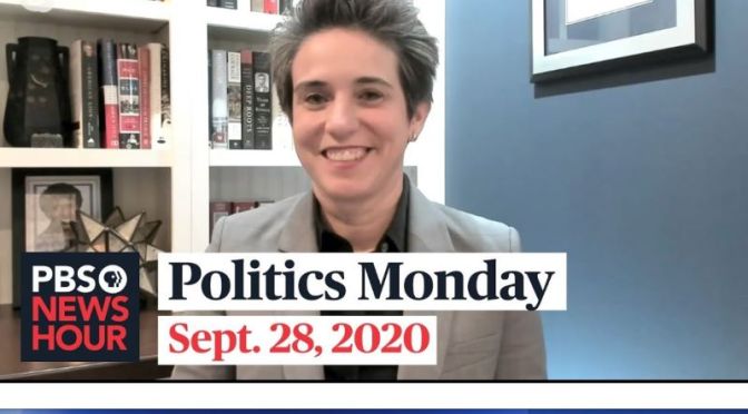 Politics Monday: Amy Walter And Errin Haines Trump-Biden Debate (PBS)