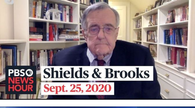 Political News: ‘Shields & Brooks’ On Supreme Court Vacancy Debate (Video)