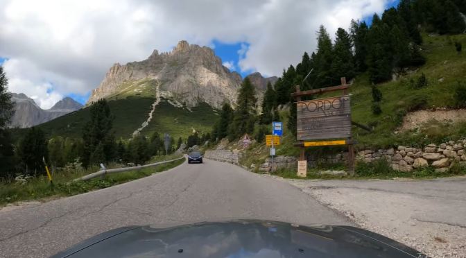 Top Scenic Drive Videos: The “Passo Pordoi’ In Italy