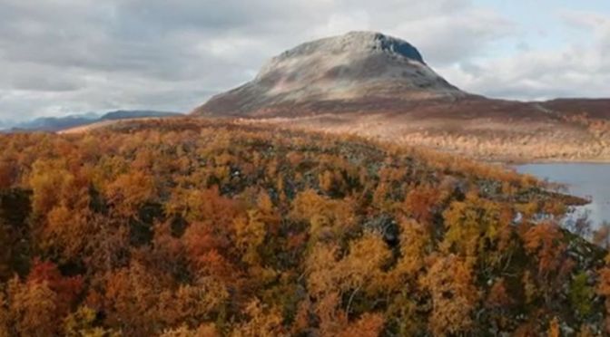 New Aerial Travel Videos: ‘Kilpisjärvi, Northwest Finland’ Autumn Colors