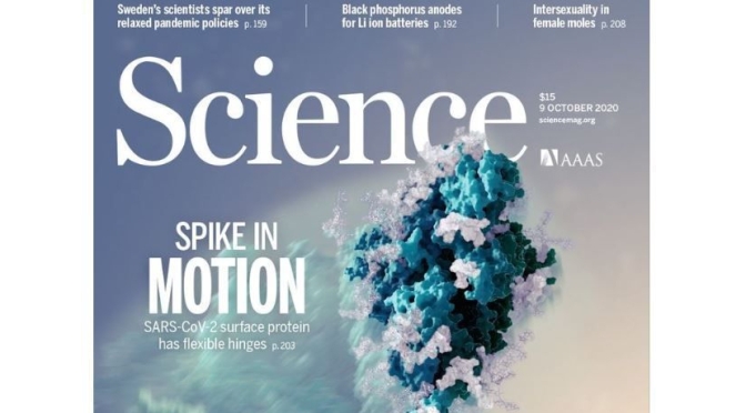 TOP JOURNALS: RESEARCH HIGHLIGHTS FROM SCIENCE MAGAZINE (OCT 9, 2020)