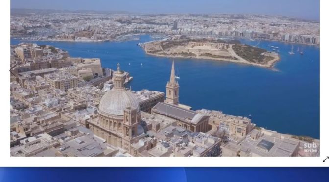 New Aerial Travel Videos: ‘Valletta, Malta’ (2020)