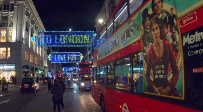 New Walking Tour Video: ‘2020 Christmas Lights On Oxford Street, London’