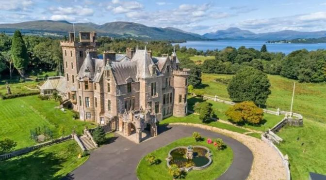 Baronial Castle Tour: ‘Auchendennan House’ On Loch Lomond, Scotland