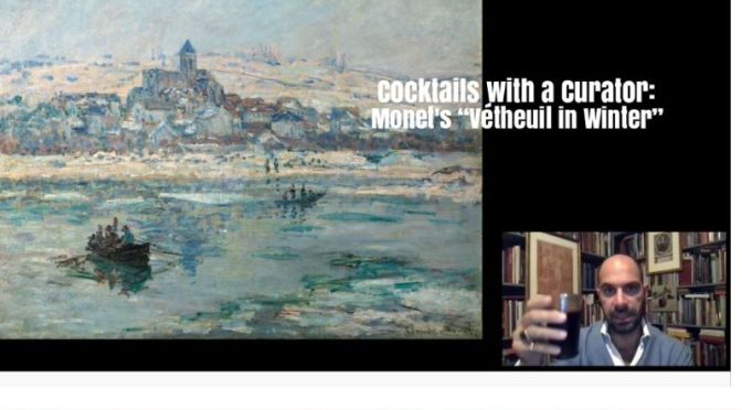 Cocktails With A Curator: Claude Monet’s “Vétheuil in Winter” (Frick Video)