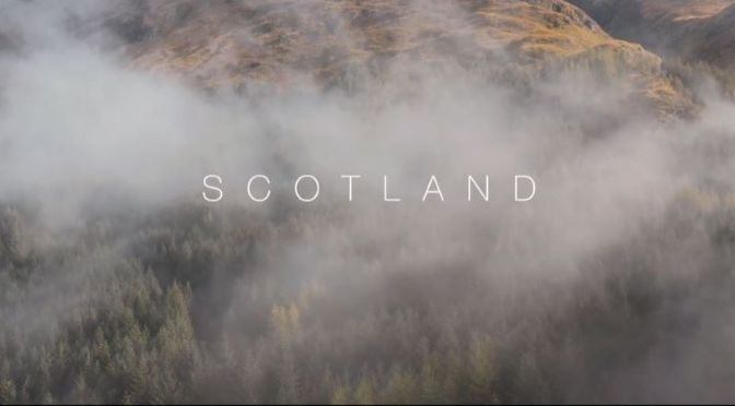 New Aerial Travel Videos: Scotland,  UK (2020)