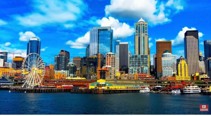 Aerial Travel Video: ‘Seattle, Washington’