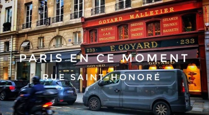 Paris Walking Tour Video: ‘Rue Saint-Honoré’ (2020)