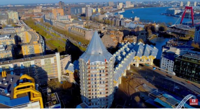 Aerial Travel: ‘Rotterdam – The Netherlands’ (Video)