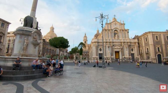Walking Tours: ‘Catania’ – In Sicily,  Italy (Video)