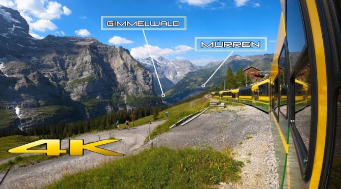 Train Travel: Grindelwald To Lauterbrunnen In Switzerland (Video)