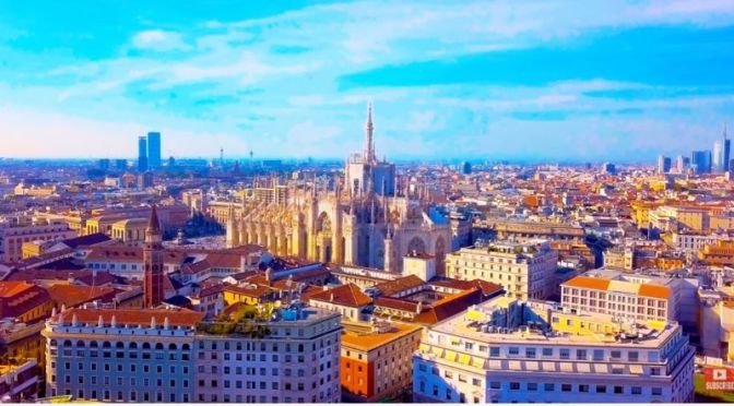 Aerial Views: Milan, Italy