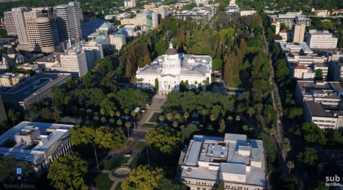 Aerial Views: ‘Sacramento – California’ (4K Video)