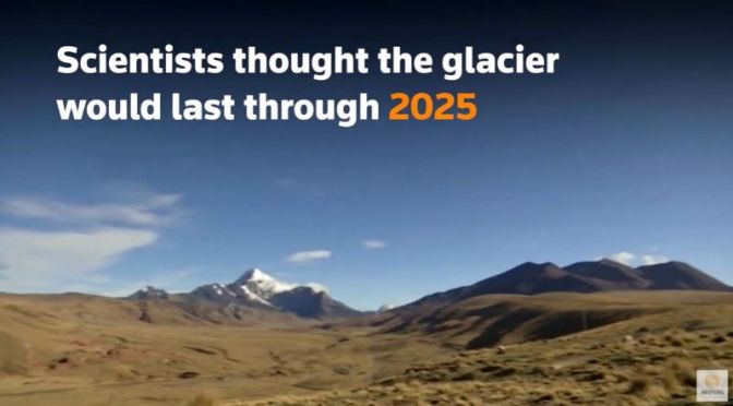 Climate Change: Bolivia’s Tuni Glacier Is Shrinking