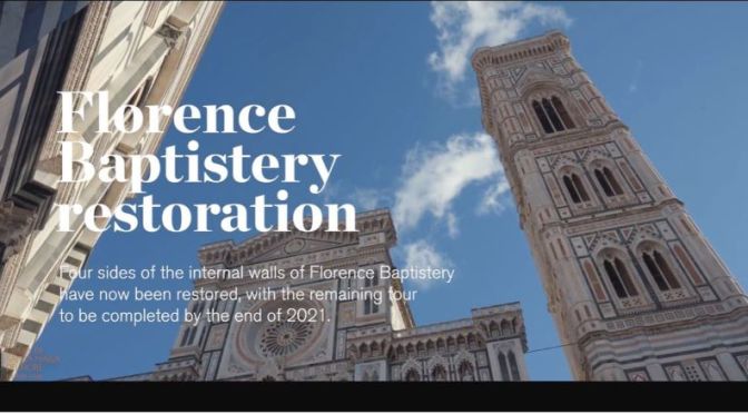 Travel & Architecture: 14th Century Florence Baptistery Restoration