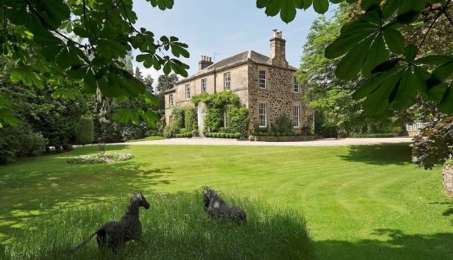 Scotland Estate Tour: Georgian Manor With Gardens In Edinburgh