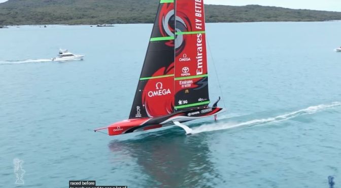 America’s Cup: ‘Sailing At Triple Wind Speed’ (Video)