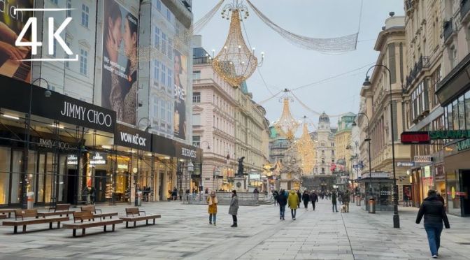 Walking Tours: ‘Vienna – Austria’ On New Year’s Day 2021 (4K HD Video)