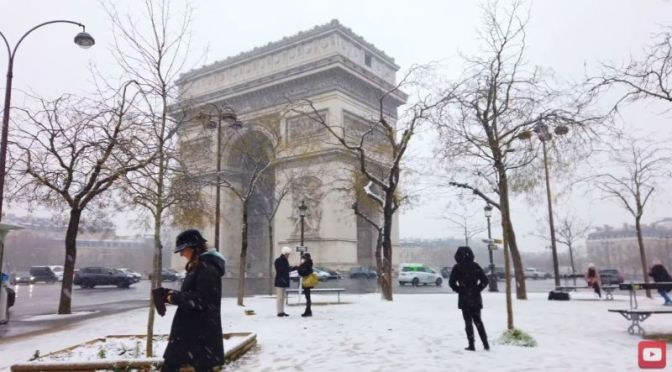 Winter Walks: ‘Arc de Triomphe & Champs-Élysées In Paris’ (Video)