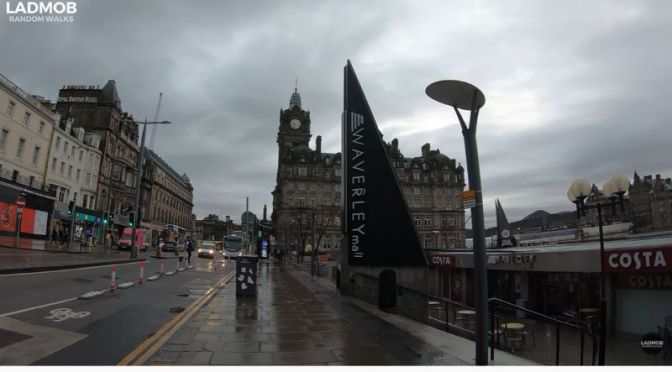 Walking Tours: Waverley Train Station Area Of Edinburgh, Scotland