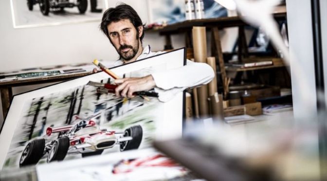 Art & Auto Racing: French Artist Yan Denes’ “Blur & Movement Of The 1960’s”