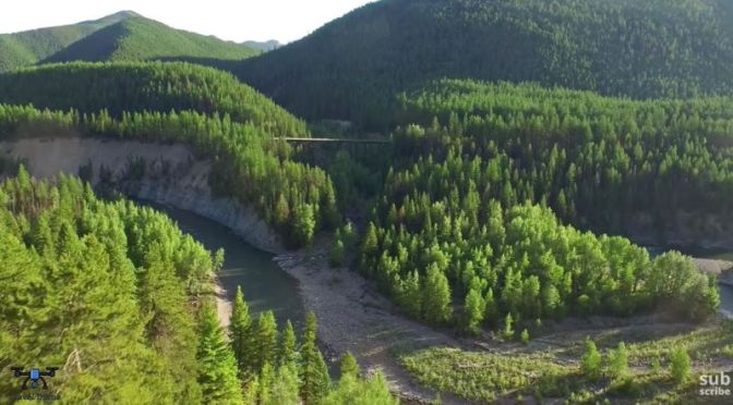 Aerial Views: Montana – Cities & Landscapes (4K)