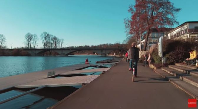 Bike Rides: Ruhr River In Essen Werden, Germany