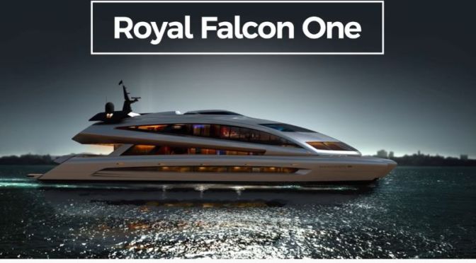 Design: ‘Royal Falcon One’ Catamaran Superyacht By Studio FA Porsche (Video)