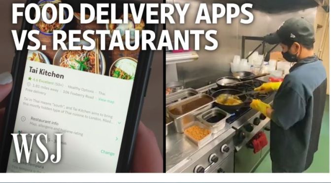 Analysis: ‘Food Delivery Apps vs Restaurants’ (WSJ)