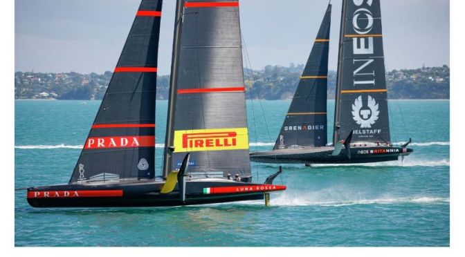 Sailboat Racing: Luna Rossa Italy Tops UK INEOS In Prada Cup (Video Recap)