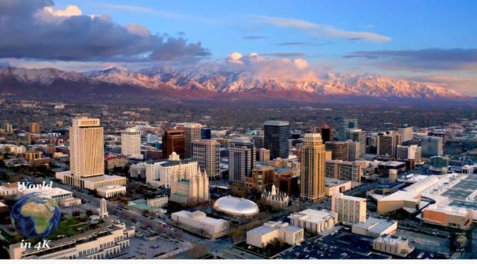 Aerial City Views: ‘Salt Lake City – Utah’ (4K Video)