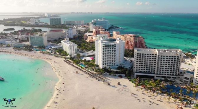 Aerial Views: ‘Cancún – Mexico’ (4K Video)