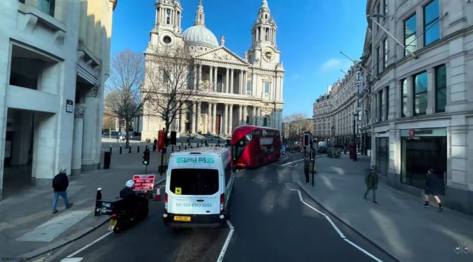 Double-Deck Bus Views: ‘St. Paul’s Cathedral To The Tower Of London’ (Video)