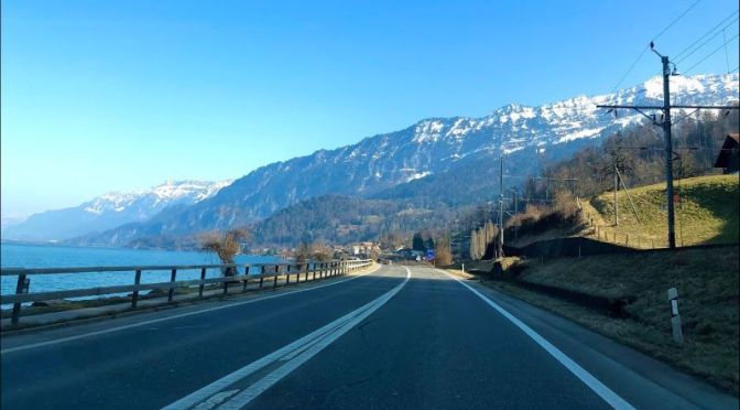 Scenic Drives: ‘Spiez To Därligen On Lake Thun’ In Switzerland (4K Video)