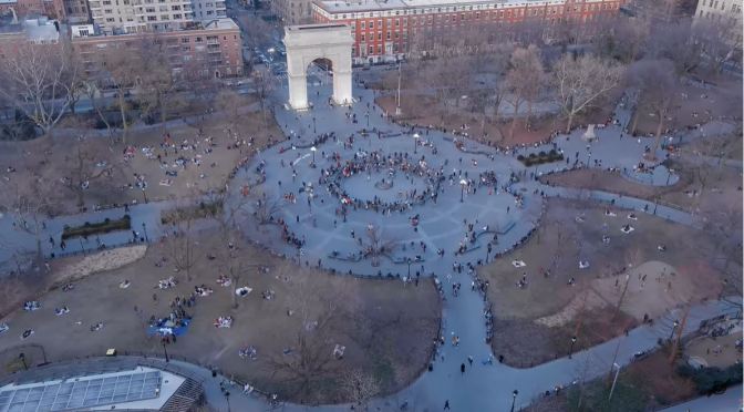 Aerial Views: ‘Washington Square Park’ – New York