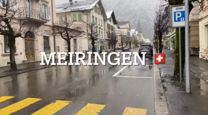 Winter Walks: ‘Meiringen – Switzerland’ (4K Video)