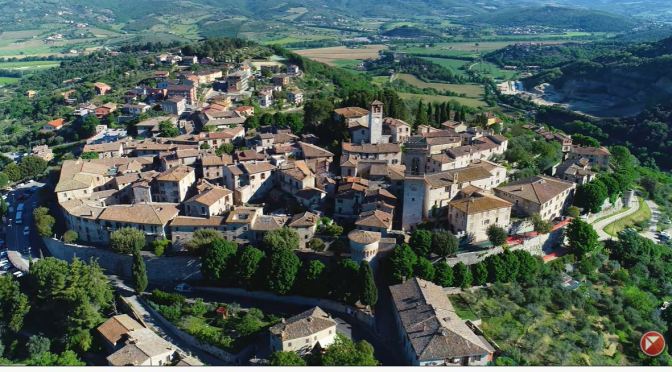 Aerial Views: Corciano – Perugia, Italy (8K Video)