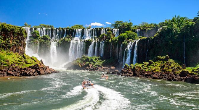 Travel Tour: Boat Ride At Iguaçu Falls & City Of Foz do Iguaçu In Brazil (Video)