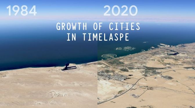 Views: ‘Growth Of Cities In Timelapse’  (1984-2020)