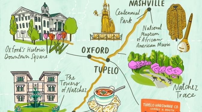 Top Road Trip:  3 Days From Nashville To New Orleans