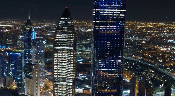 Skyline View: ‘Kuwait City – Kuwait’ (4K UHD Video)