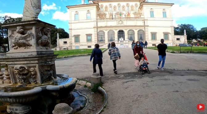 Bike Tour: ‘Villa Borghese – Rome, Italy’ (4K Video)