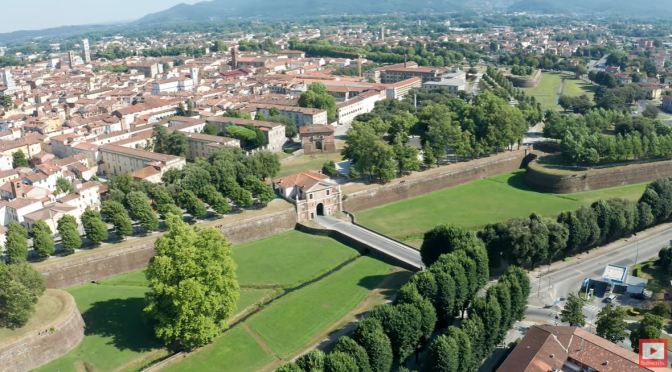 Aerial Views: ‘Lucca’  – Tuscany, Italy (4K Video)