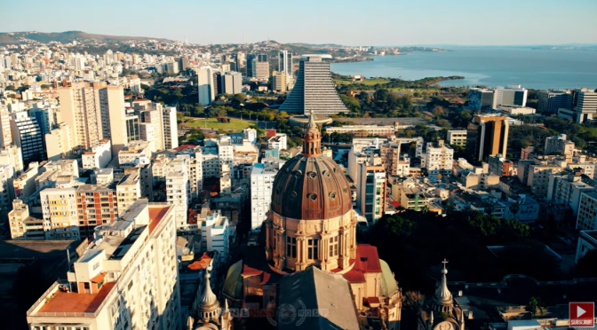 Aerial Views: Porto Alegre – Southern Brazil (Video)