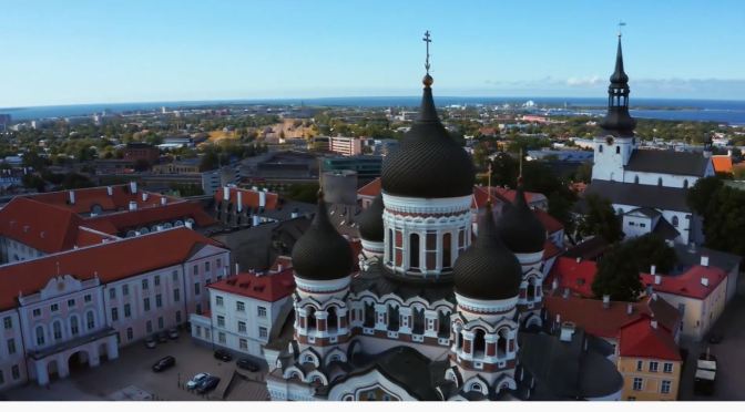 Aerial City Views: Tallinn – Capital Of Estonia (4K)